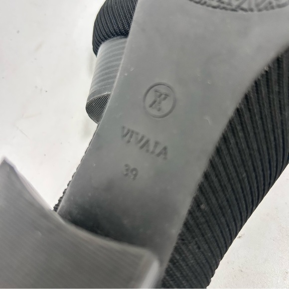 VIVAIA Melody Pro Square-Toe Chunky Heels Size 39 us 8 Black Stretch Upper - Picture 13 of 13